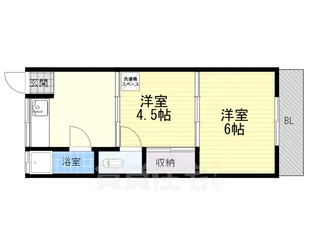青谷マンション【1階】の間取り