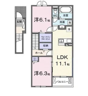 セレーノ カーサ【2階】の間取り