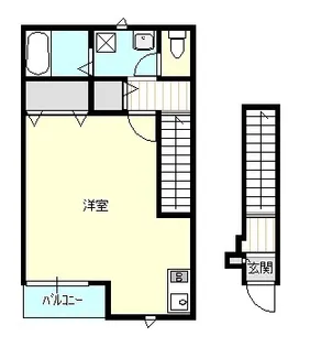 新潟県新発田市住吉町2【アパート】の間取り