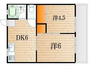 コーポ辻村I【1階】の間取り