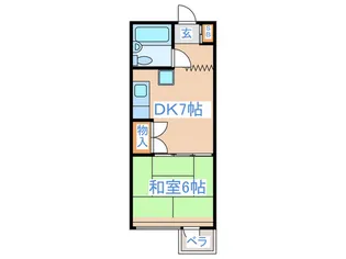 西新宿ハイホ-ム【2階】の間取り