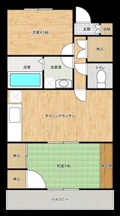 プラザ天王台【2階】の間取り