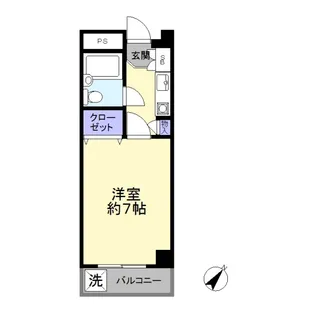 BK1フラット【4階】の間取り