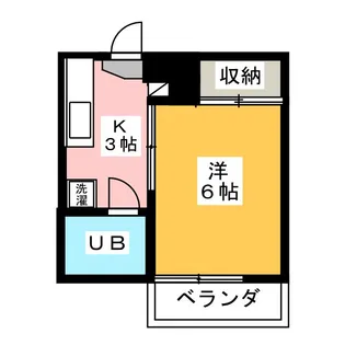 三山マンション【3階】の間取り