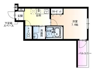 フジパレス堺長曽根町【1階】の間取り