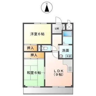 メゾンけやき【2階】の間取り
