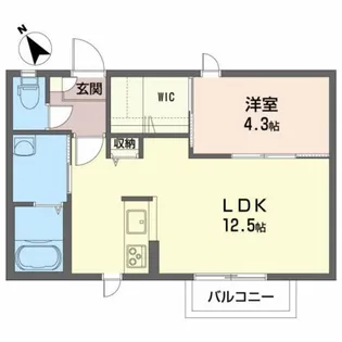 シャーメゾン大町【2階】の間取り
