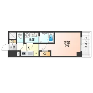 大阪府大阪市北区大淀中2【マンション】の間取り