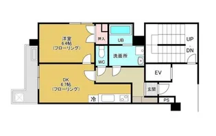 東京都墨田区亀沢1【マンション】の間取り