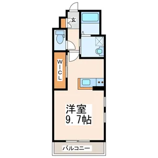 1Rの間取り画像