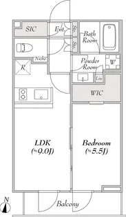 東京都板橋区稲荷台【マンション】の間取り