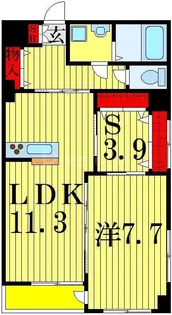 川口ビル【3階】の間取り