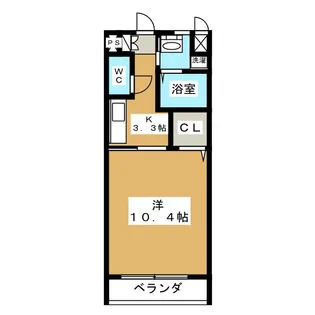 クレスト小牧【2階】の間取り