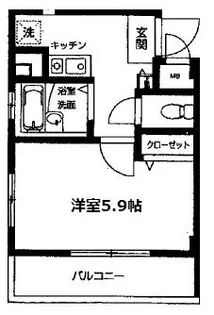 メゾン石神東池袋【3階】の間取り