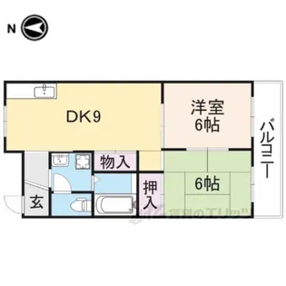 山善ハイツ【3階】の間取り
