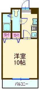 グリーンクロス西中延【2階】の間取り