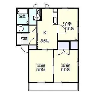 さわやかゆうゆう【2階】の間取り