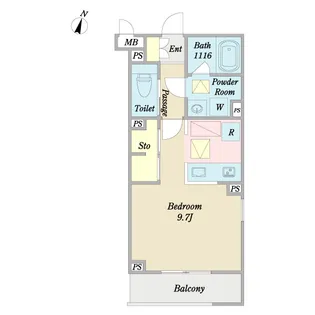 グロワール【2階】の間取り