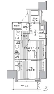 ヒューリックレジデンス駒込【4階】の間取り