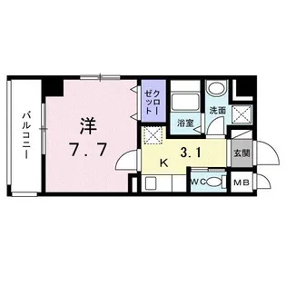 天久2丁目マンション(027793701)【4階】の間取り