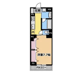 ラ・ヴィスタ西新宿II【4階】の間取り