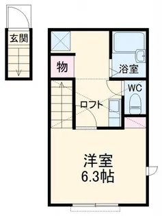 ルアナ【2階】の間取り