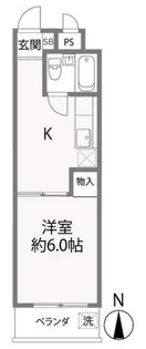 1Kの間取り画像