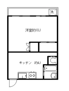 第一長門ビル【6階】の間取り