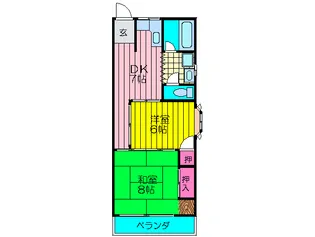 サクセスファ-スト【2階】の間取り