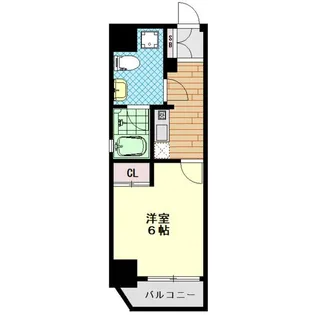 大阪府大阪市西区阿波座1【マンション】の間取り