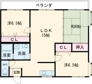 Tパレス【3階】の間取り