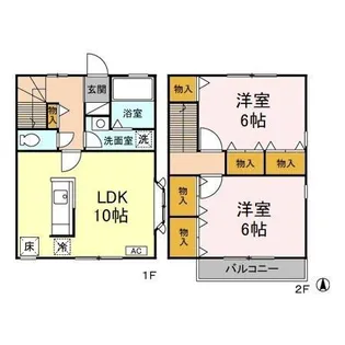 東京都昭島市朝日町5【一戸建】の間取り
