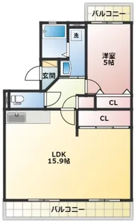 ルミエール【1階】の間取り