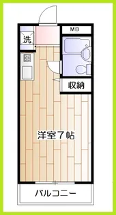 フレール南林間【2階】の間取り