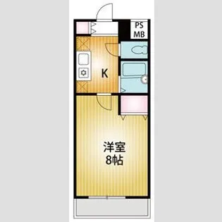 千葉県千葉市稲毛区萩台町【マンション】の間取り