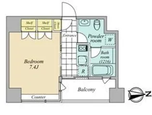 東京都千代田区神田錦町1【マンション】の間取り