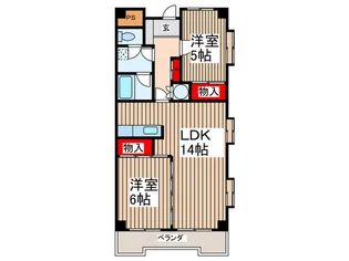 SRマンション【3階】の間取り