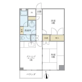 東京都杉並区阿佐谷南3【マンション】の間取り