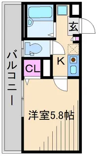 メゾンフェルミエ【3階】の間取り