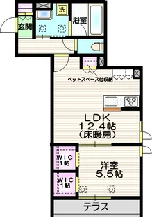 東京都北区志茂4【マンション】の間取り