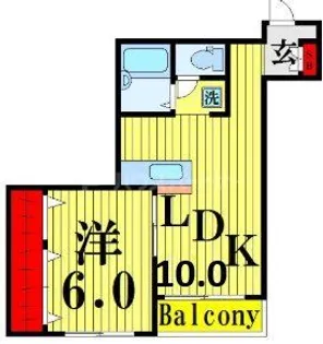 アイビーハイツ【1階】の間取り