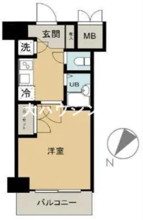 CYNTHIA FOUR-D GOTANDA-WEST【6階】の間取り