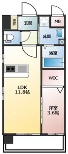 PROUDII花畑【3階】の間取り