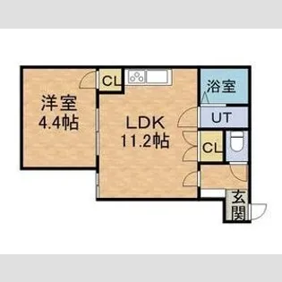 北海道札幌市西区西町南19【マンション】の間取り