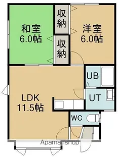 グレースハイム2【2階】の間取り