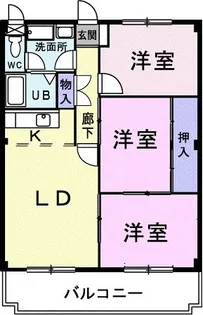 ニューマリッチ【3階】の間取り