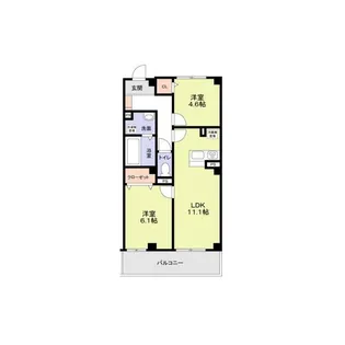 LAPIN湘南【4階】の間取り