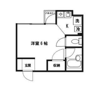 アクアデビラ【3階】の間取り