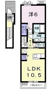 イターナルパレスII【2階】の間取り