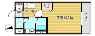 ヴェールメゾン【2階】の間取り